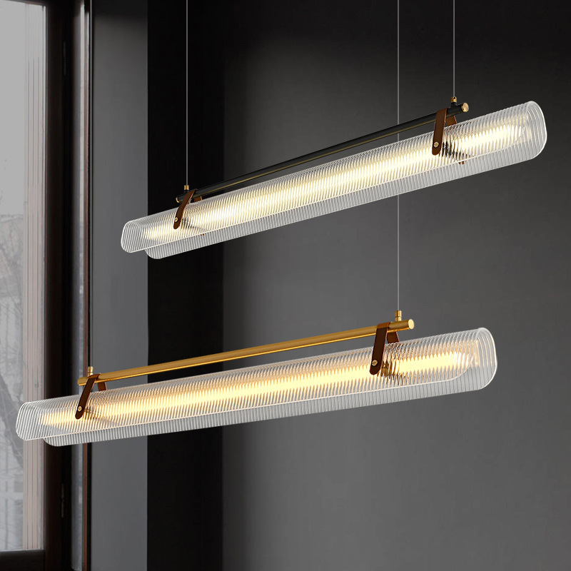 Leatherwork Desk - Lampe suspendue de styliste pour Restaurant,