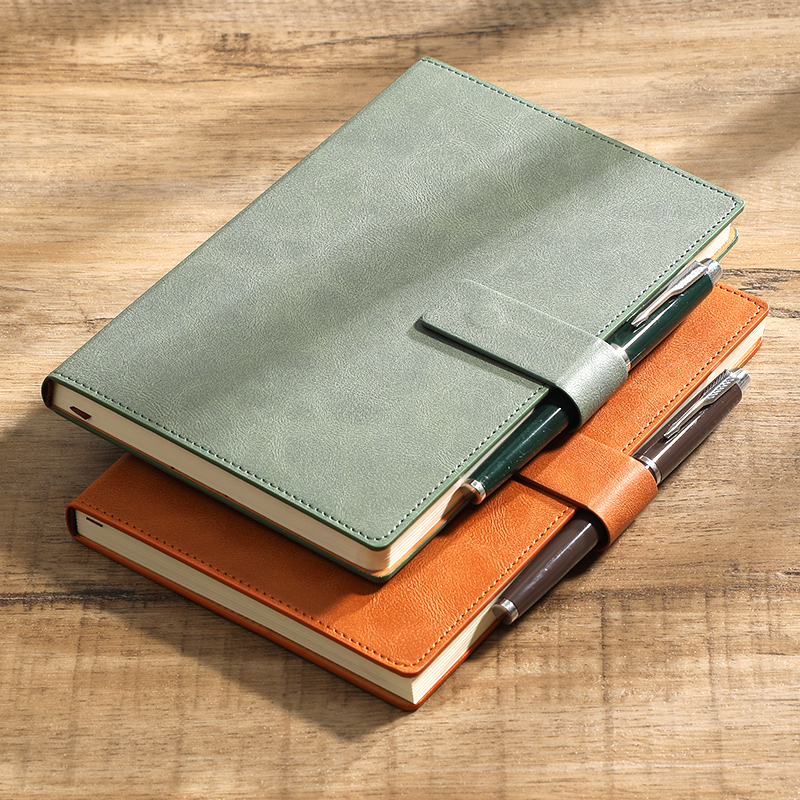Leather Work Notepad - Carnet de notes professionnel A5 en