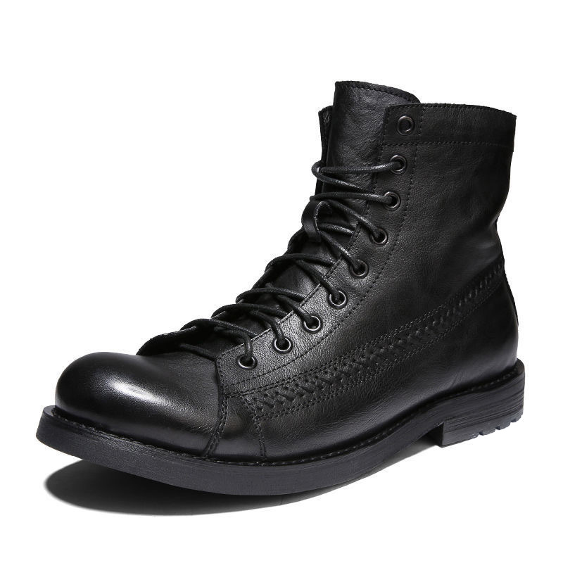 Leatherworking Classic - Bottes de moto classiques en cuir