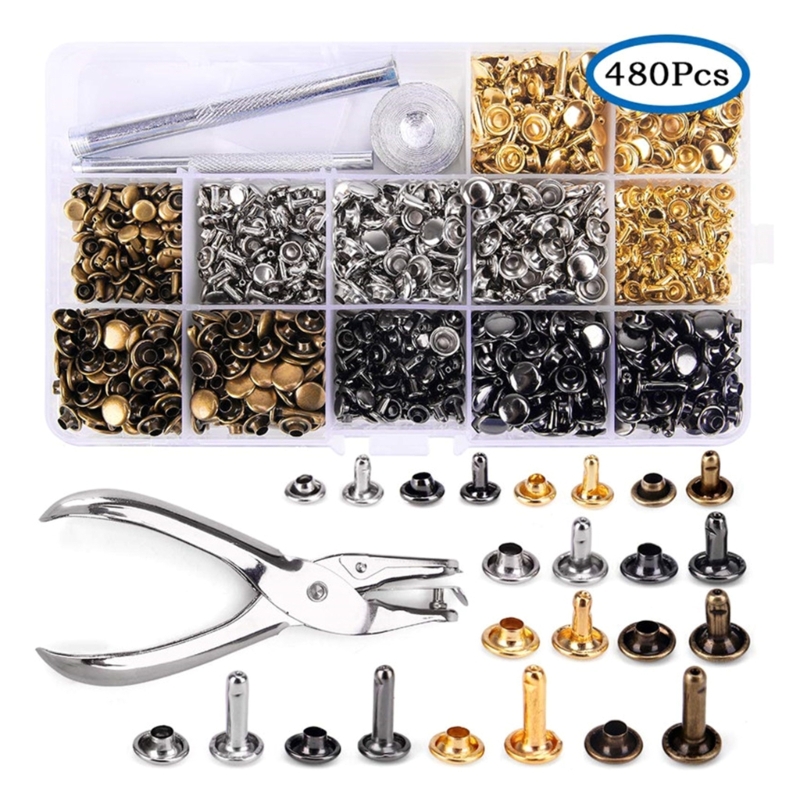 Rivet Setter Tool - RiSALE-exacjons métalliques tubulaires à double capuchons