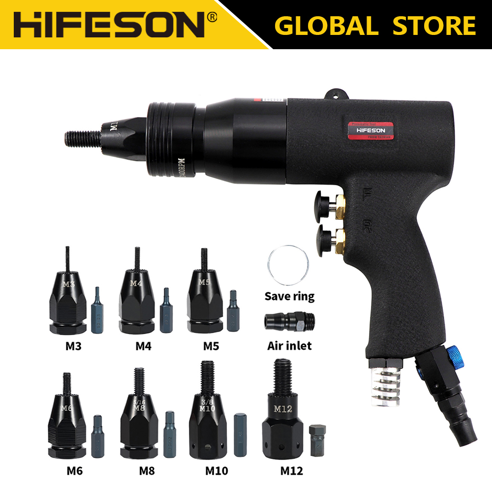 Rivet Setter Tool - HIFESON – pistolets à écrous pneumatiques