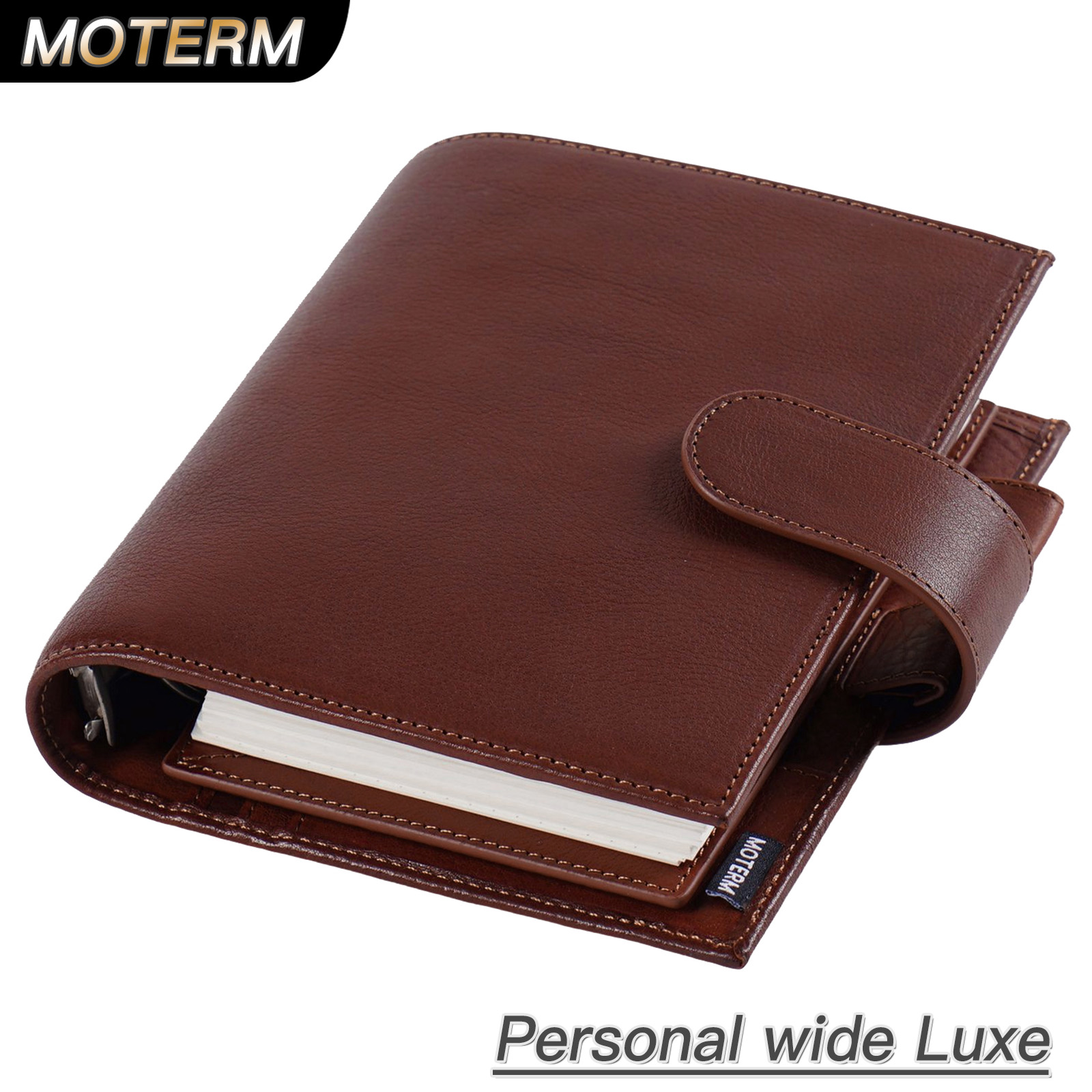 Leather Work Notepad - Moterm-Carnet de notes en cuir tanné