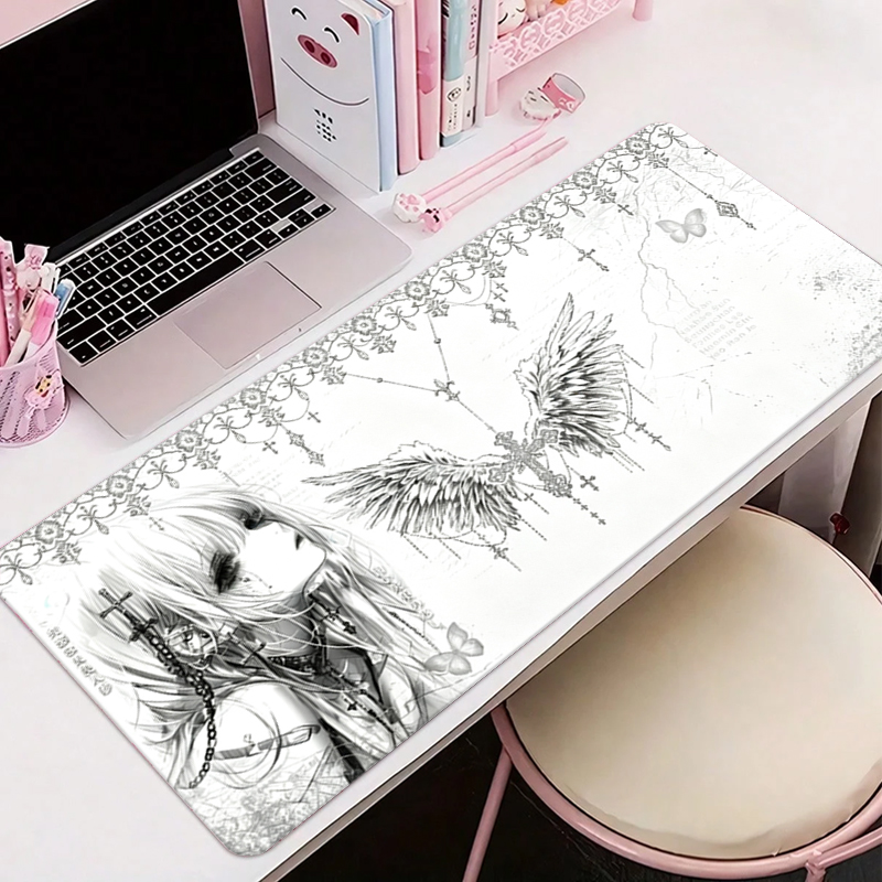 Leatherwork Desk - Tapis de souris en cuir noir