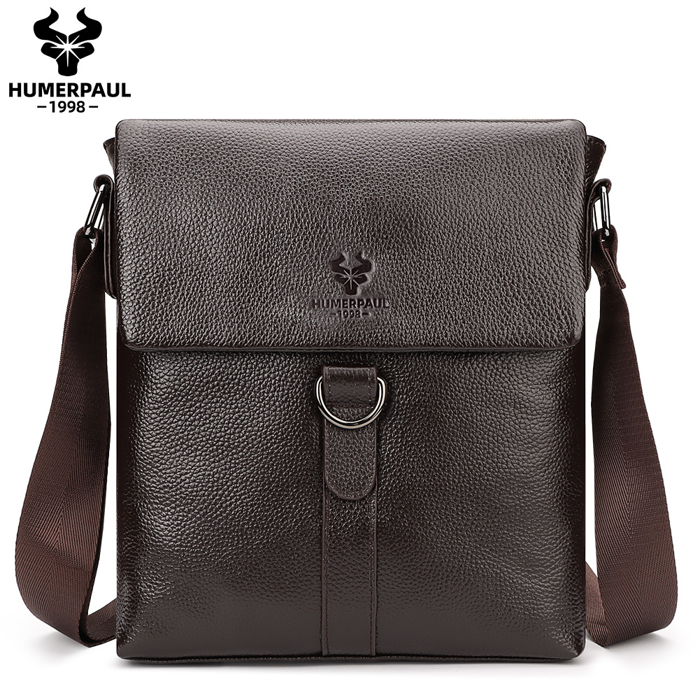 Leather Work Bag Mens - HUMERPAUL – sacs à bandoulière en