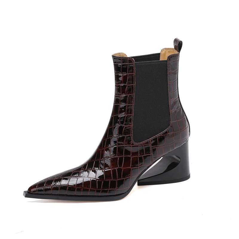 Bottes courtes Chelsea pour fe - Leatherwork Drawing avis et prix