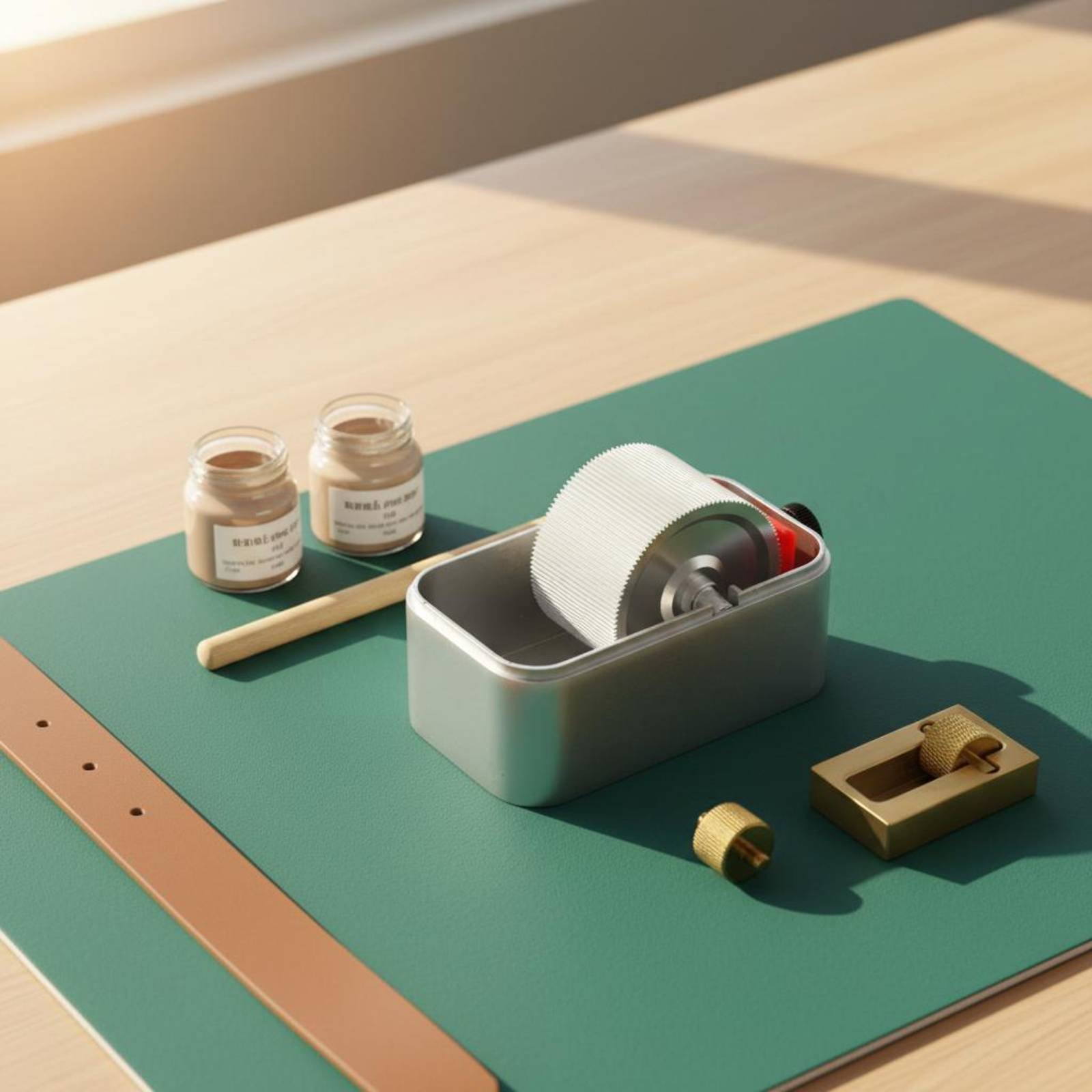 Boîte à huile pour bordures en - Leatherwork For Beginners avis et prix