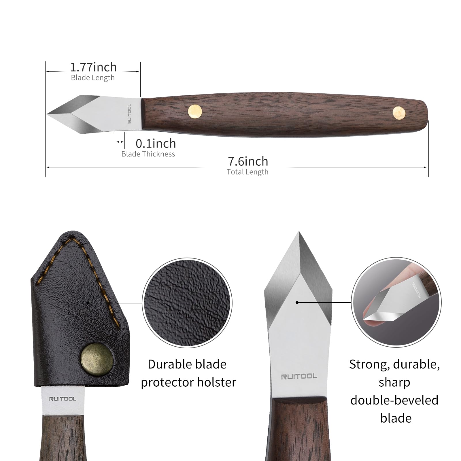 Couteau de marquage RUITOOL, a - Leatherwork Knife Sheath avis et prix