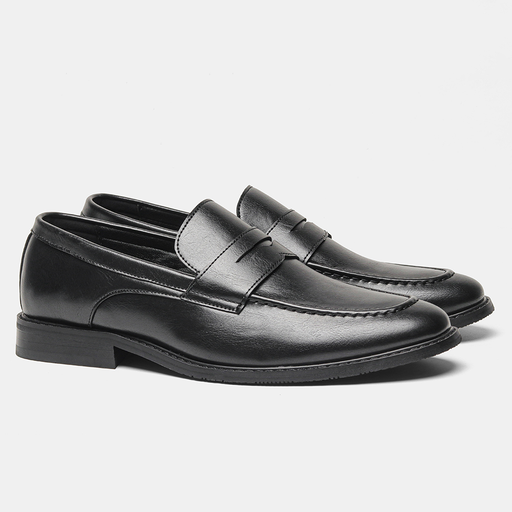 Mocassins noirs pour hommes, c - Leatherworking Classic avis et prix