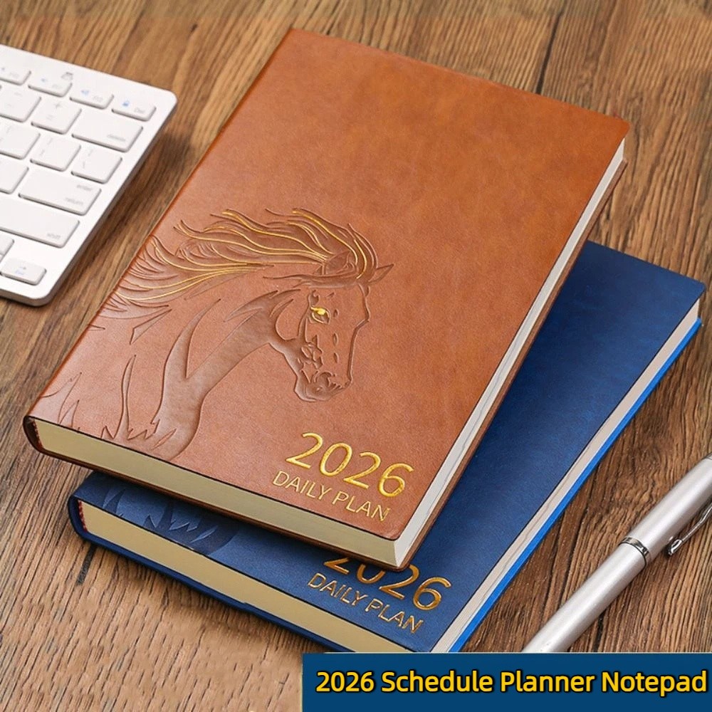 Agenda en cuir PU 2026, bloc-n - Leather Work Notepad avis et prix