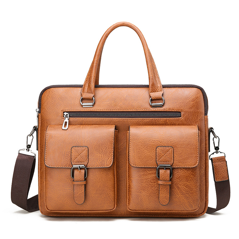 Marque de luxe homme mallette  - Leather Work Bag Mens avis et prix
