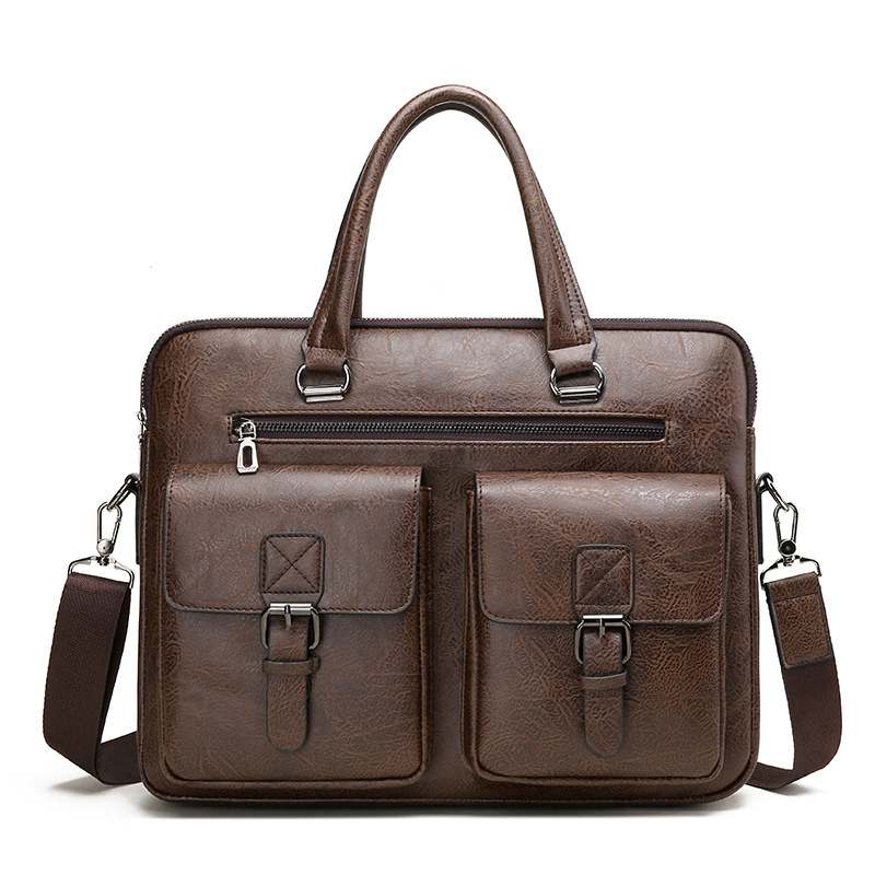 Marque de luxe homme mallette  - Leather Work Bag Mens avis et prix