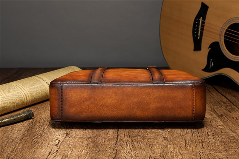 Porte-documents en cuir pleine - Leather Work Bag Mens avis et prix