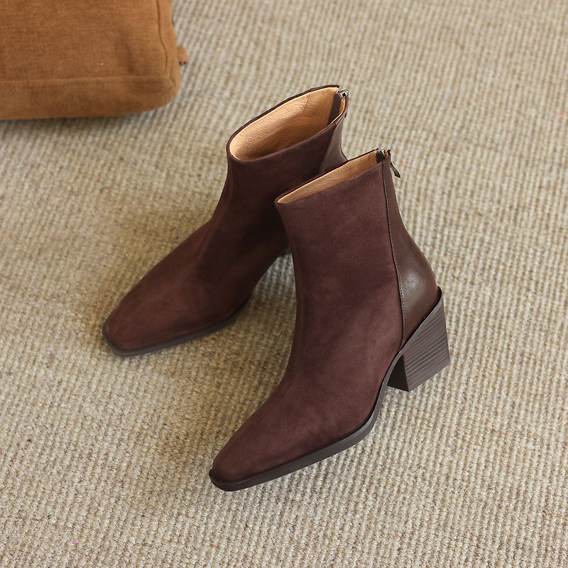 Nouvelles Bottes en Cuir Vérit - Leather Work Women Shoes avis et prix