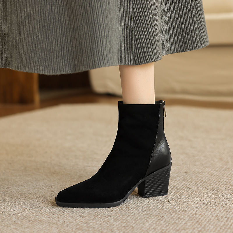Nouvelles Bottes en Cuir Vérit - Leather Work Women Shoes avis et prix