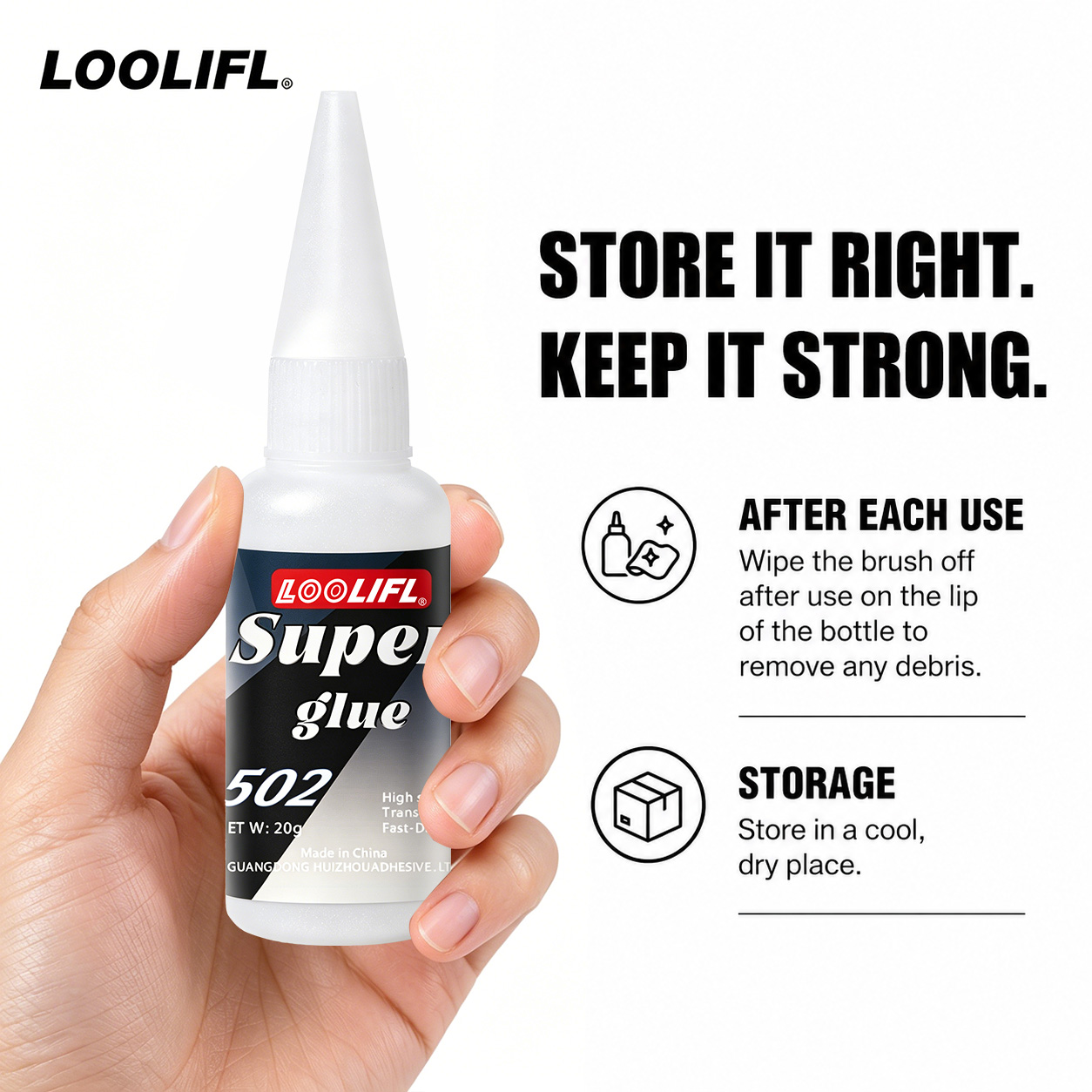 Loolifl-502-20Ml Adhésif cyano - Contact Cement Leather avis et prix