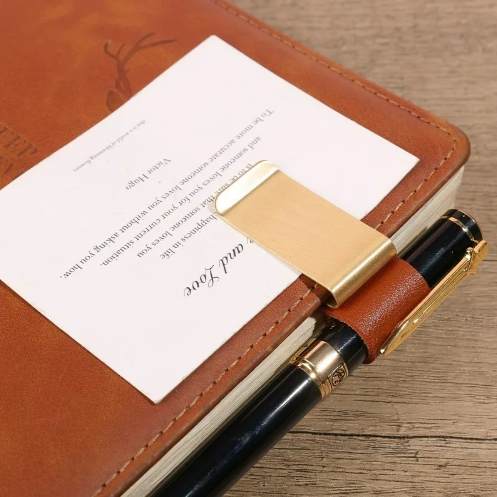 Porte-stylo en cuir et laiton  - Leather Work Notepad avis et prix