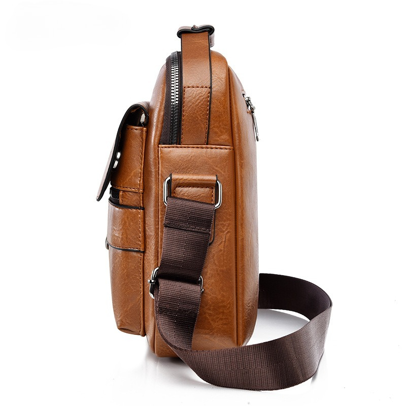 Sac à bandoulière décontracté  - Leather Work Bag Mens avis et prix