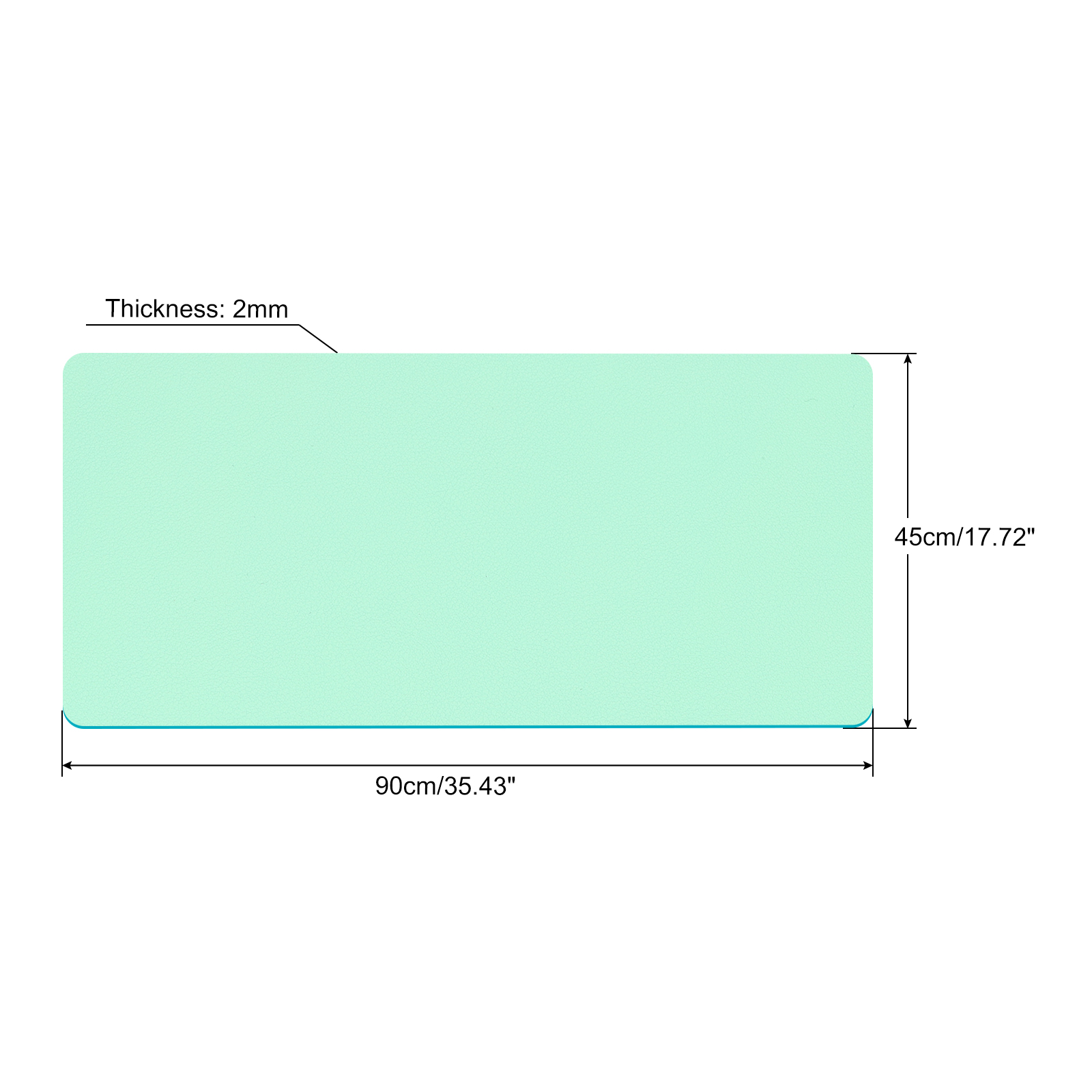 Tapis de protection en cuir PU - Leatherwork Desk avis et prix