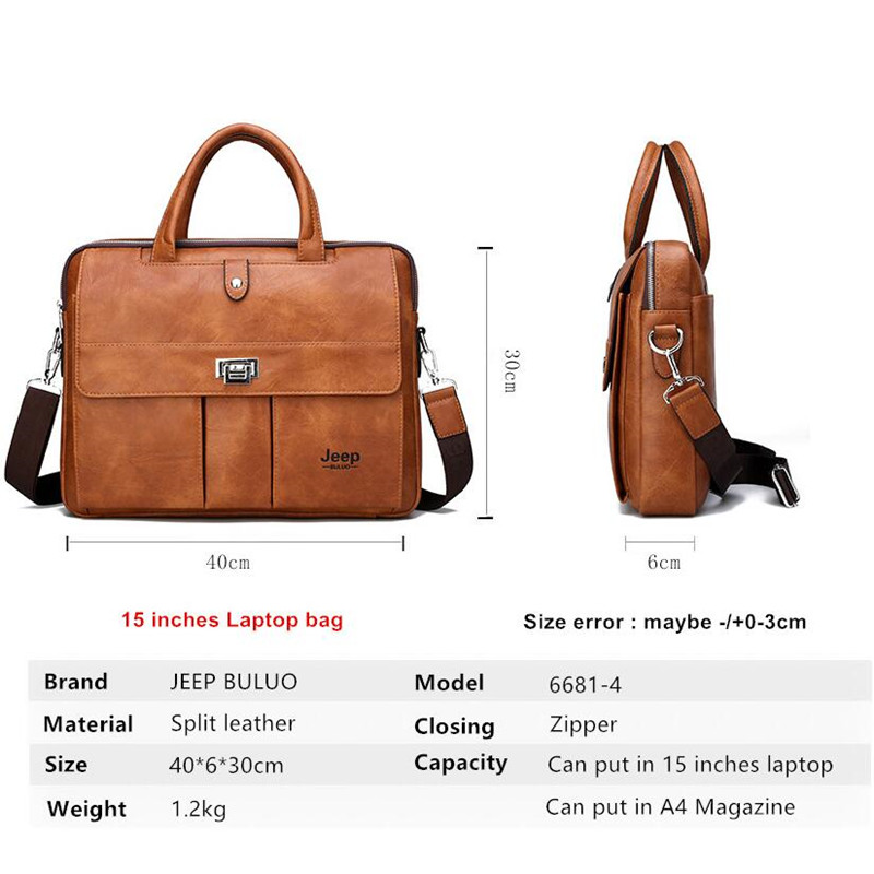 Sacoche en cuir pour homme Jee - Leather Work Bag Mens avis et prix