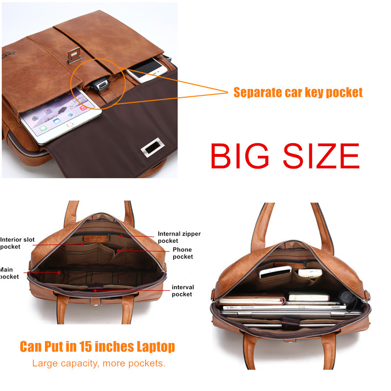 Sacoche en cuir pour homme Jee - Leather Work Bag Mens avis et prix