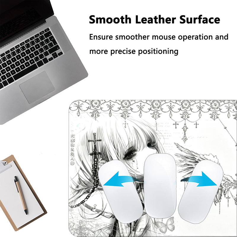 Tapis de souris en cuir noir e - Leatherwork Desk avis et prix