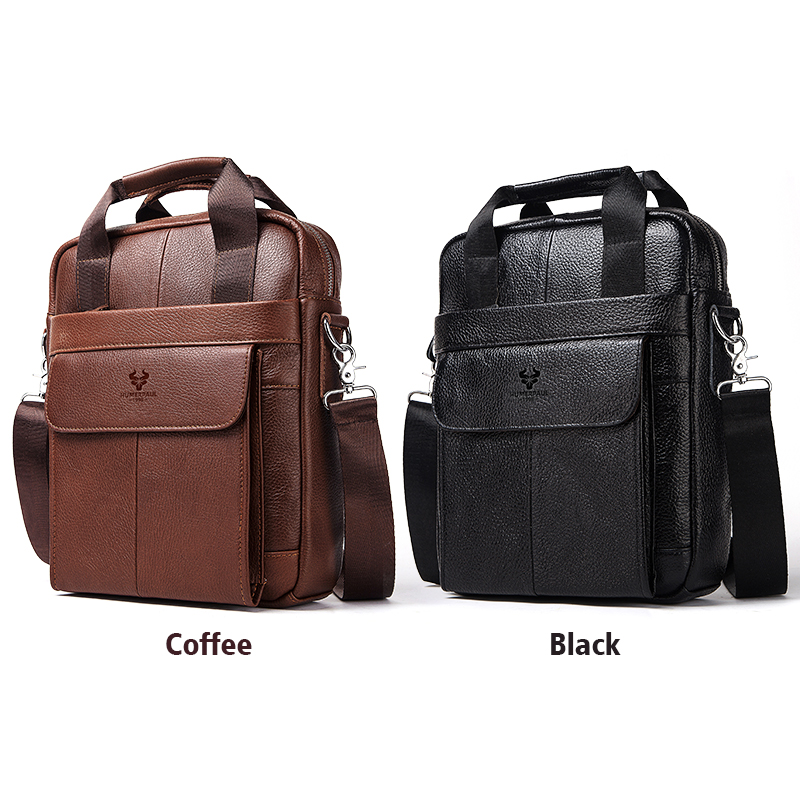 Sacs en cuir véritable durable - Leather Work Bag Mens avis et prix