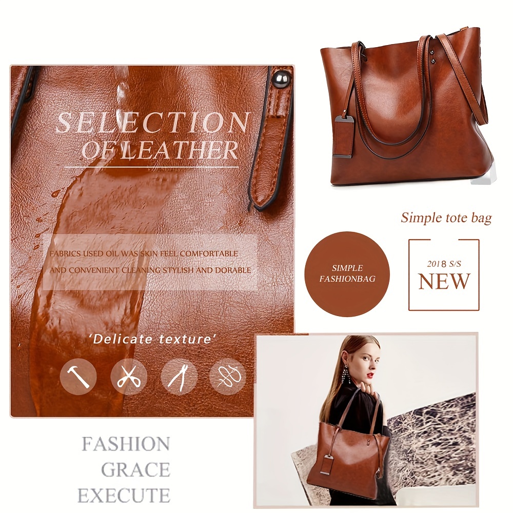 Sac à main fourre-tout en cuir - Leatherworking Classic avis et prix