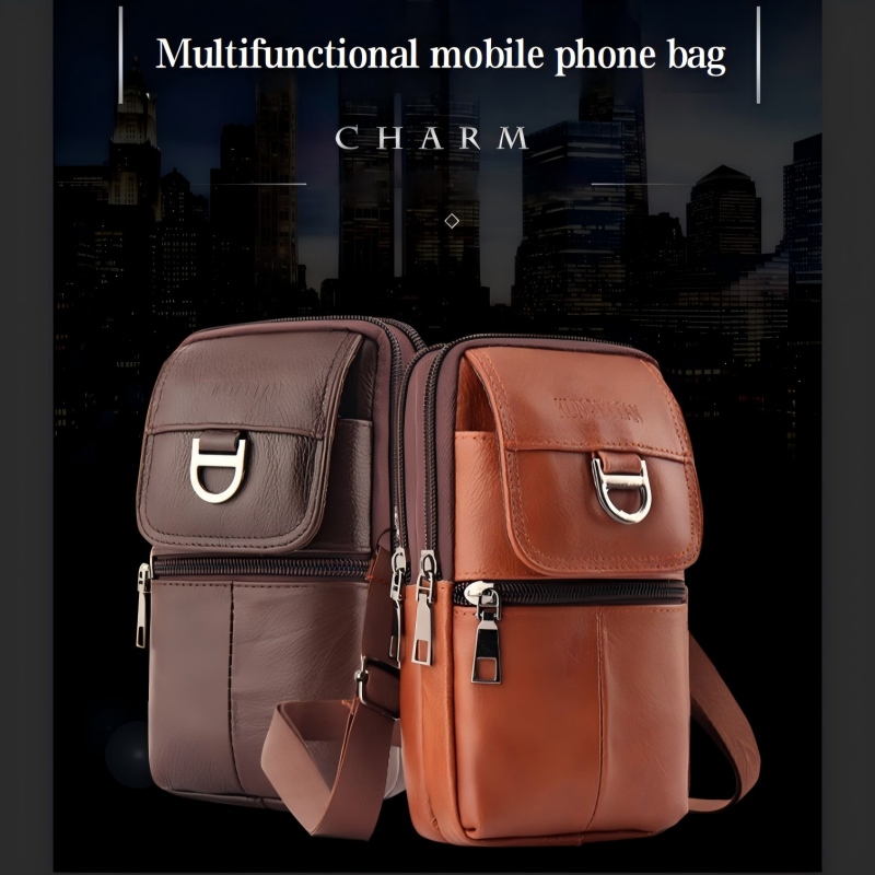Sac banane en cuir pour homme  - Leather Work Bag Mens avis et prix